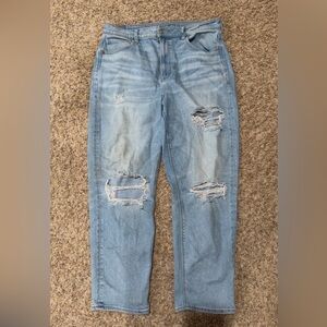 American eagle stretch straight leg jeans 14 regular